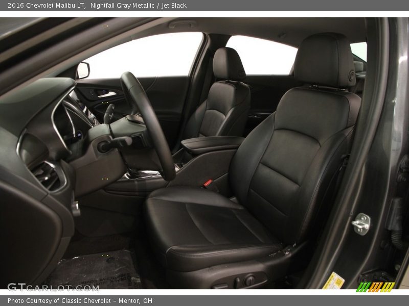 Nightfall Gray Metallic / Jet Black 2016 Chevrolet Malibu LT
