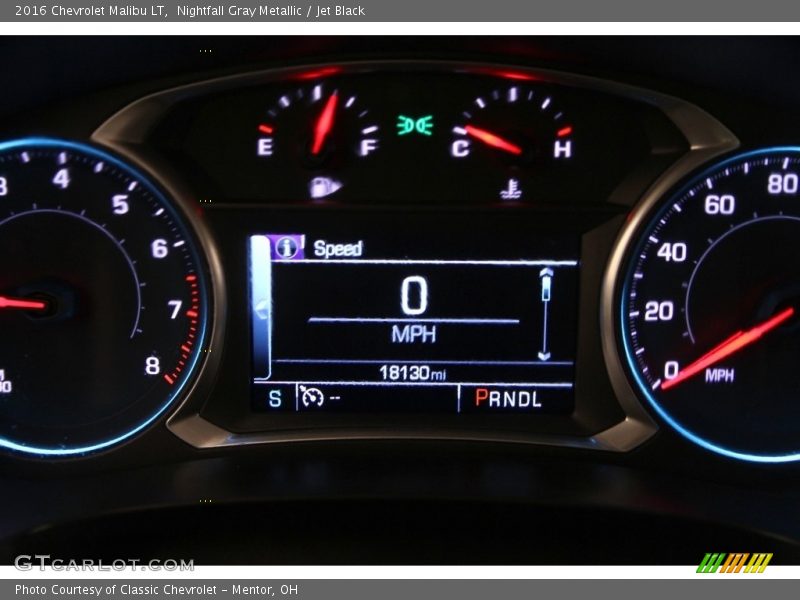 Nightfall Gray Metallic / Jet Black 2016 Chevrolet Malibu LT