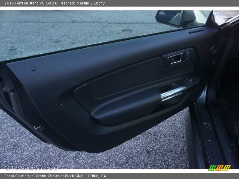 Magnetic Metallic / Ebony 2016 Ford Mustang V6 Coupe