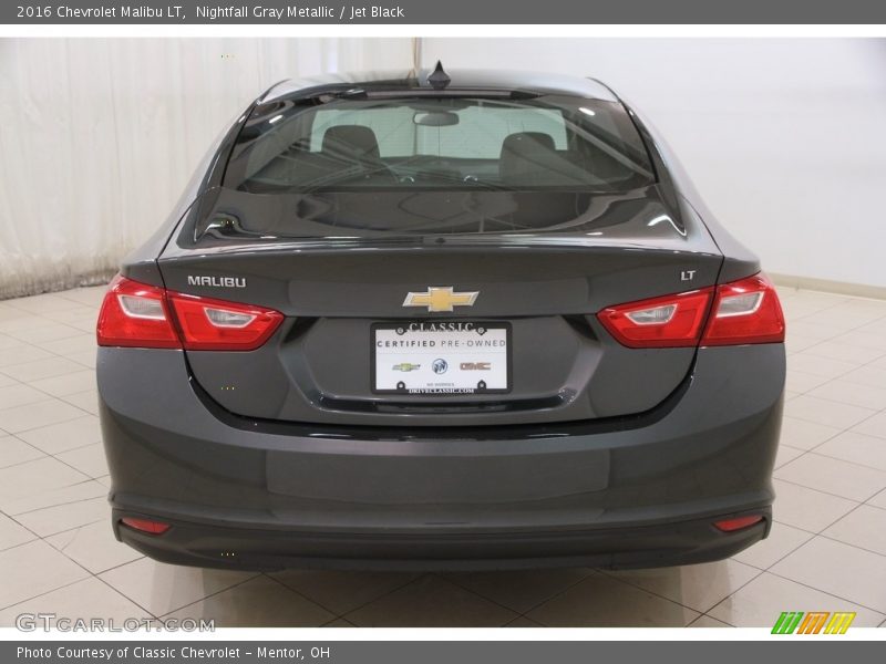 Nightfall Gray Metallic / Jet Black 2016 Chevrolet Malibu LT