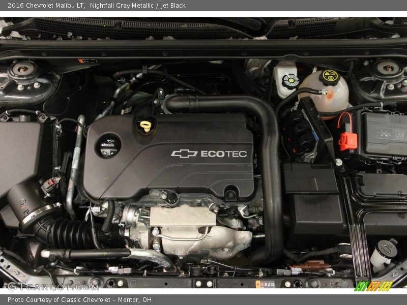 Nightfall Gray Metallic / Jet Black 2016 Chevrolet Malibu LT