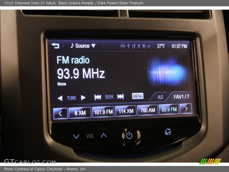 Black Granite Metallic / Dark Pewter/Dark Titanium 2013 Chevrolet Sonic LT Hatch