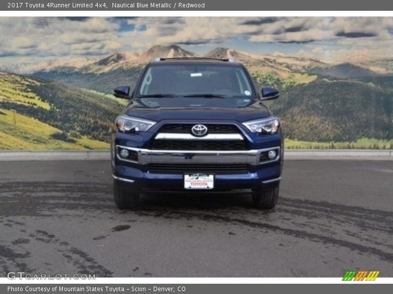 Nautical Blue Metallic / Redwood 2017 Toyota 4Runner Limited 4x4