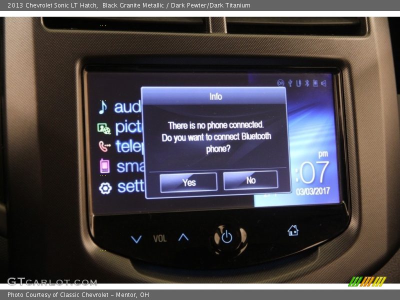 Black Granite Metallic / Dark Pewter/Dark Titanium 2013 Chevrolet Sonic LT Hatch