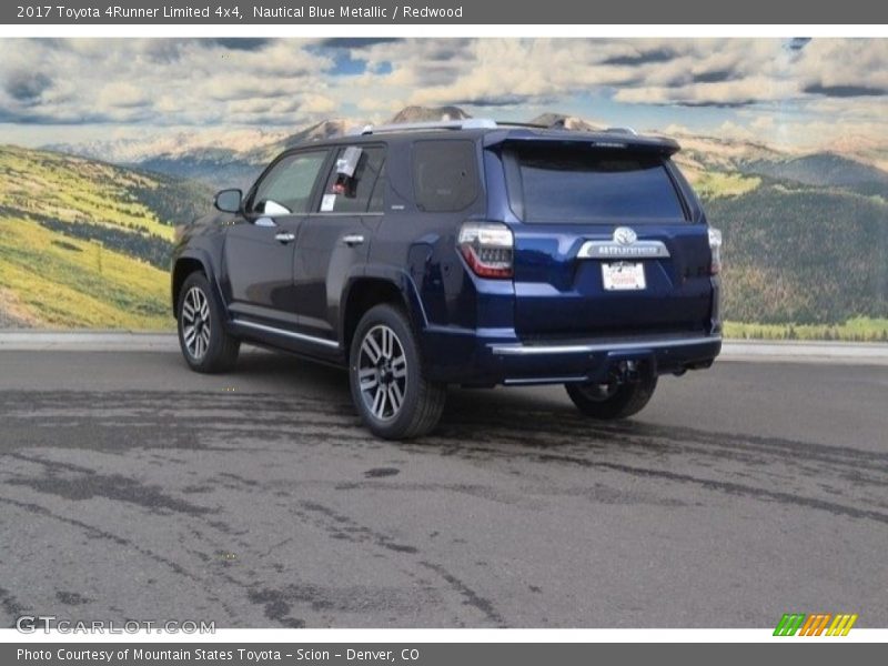 Nautical Blue Metallic / Redwood 2017 Toyota 4Runner Limited 4x4