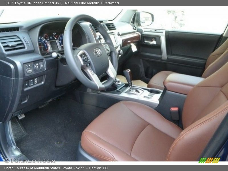 Nautical Blue Metallic / Redwood 2017 Toyota 4Runner Limited 4x4