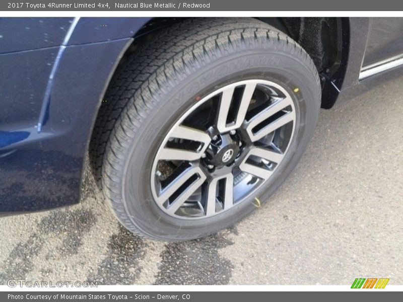 Nautical Blue Metallic / Redwood 2017 Toyota 4Runner Limited 4x4