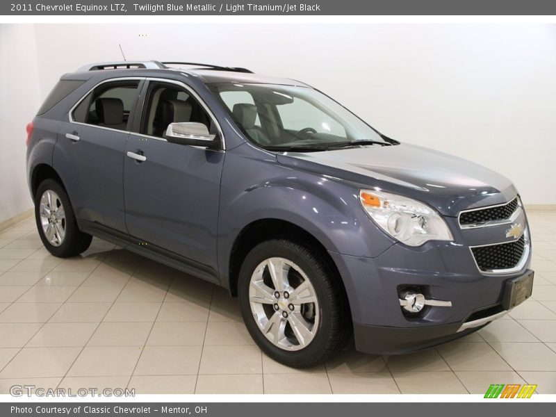 Twilight Blue Metallic / Light Titanium/Jet Black 2011 Chevrolet Equinox LTZ