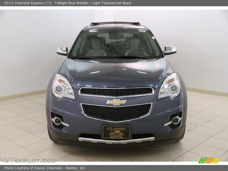 Twilight Blue Metallic / Light Titanium/Jet Black 2011 Chevrolet Equinox LTZ