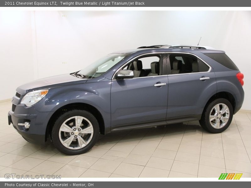 Twilight Blue Metallic / Light Titanium/Jet Black 2011 Chevrolet Equinox LTZ