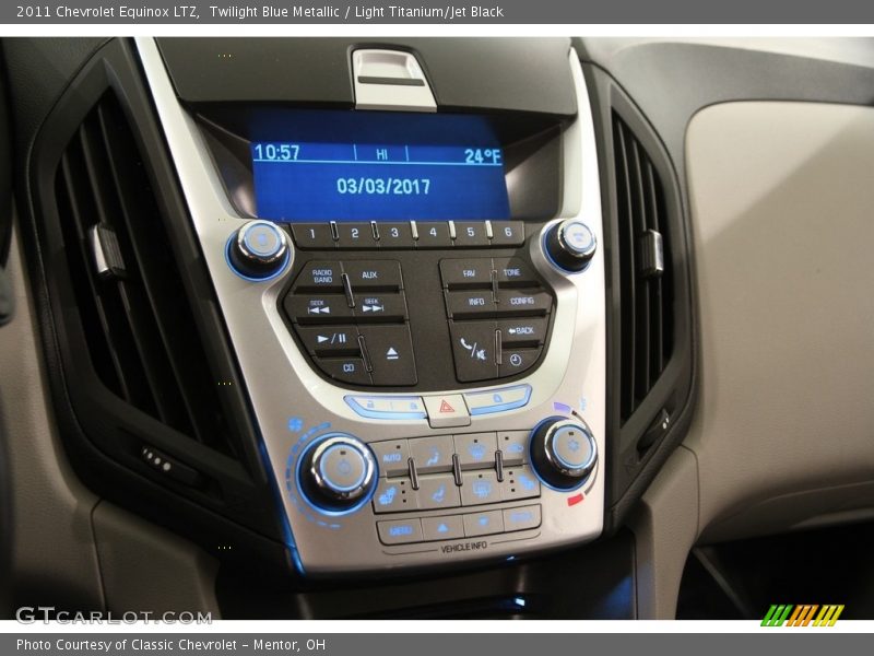 Twilight Blue Metallic / Light Titanium/Jet Black 2011 Chevrolet Equinox LTZ