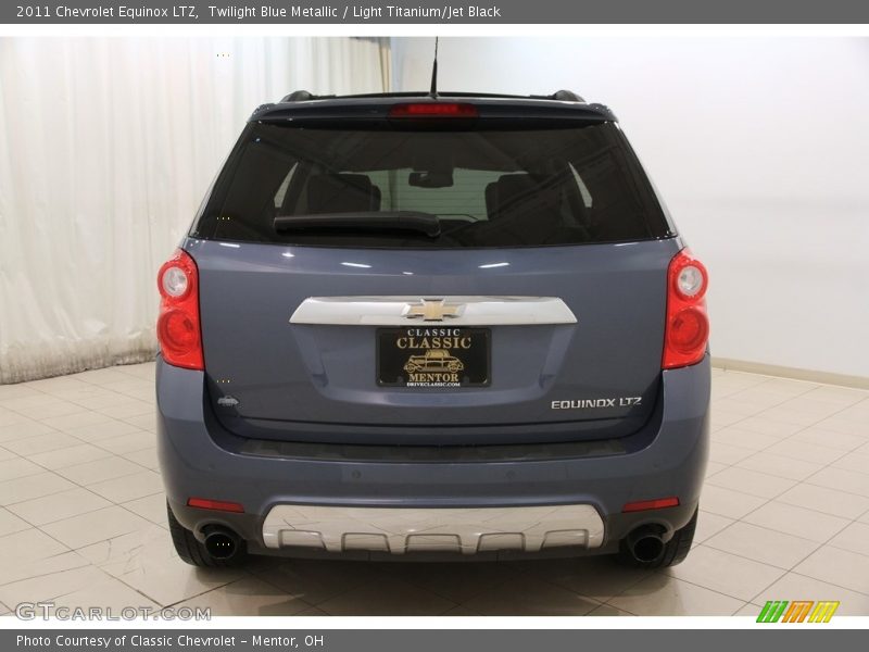 Twilight Blue Metallic / Light Titanium/Jet Black 2011 Chevrolet Equinox LTZ