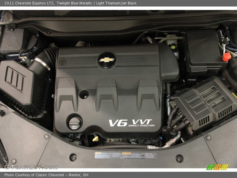Twilight Blue Metallic / Light Titanium/Jet Black 2011 Chevrolet Equinox LTZ