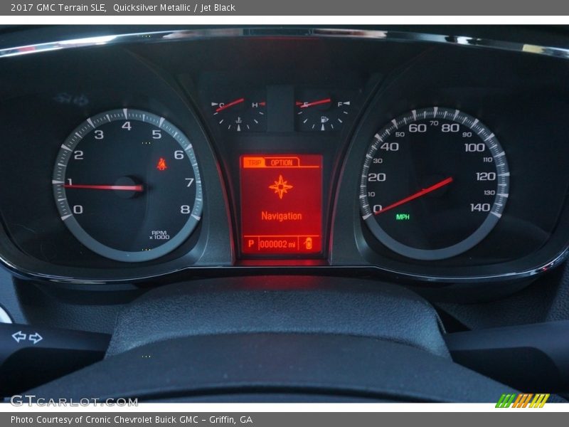 Quicksilver Metallic / Jet Black 2017 GMC Terrain SLE