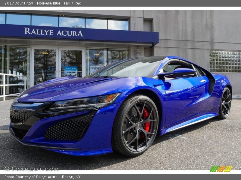 Nouvelle Blue Pearl / Red 2017 Acura NSX