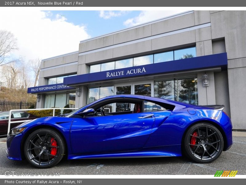 Nouvelle Blue Pearl / Red 2017 Acura NSX