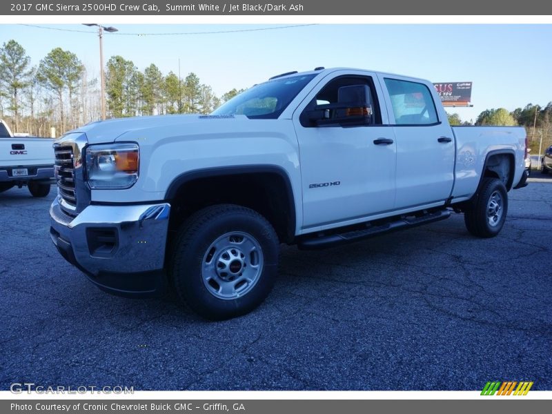 Summit White / Jet Black/Dark Ash 2017 GMC Sierra 2500HD Crew Cab