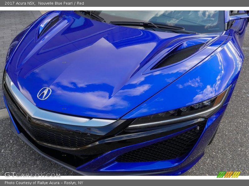 Nouvelle Blue Pearl / Red 2017 Acura NSX