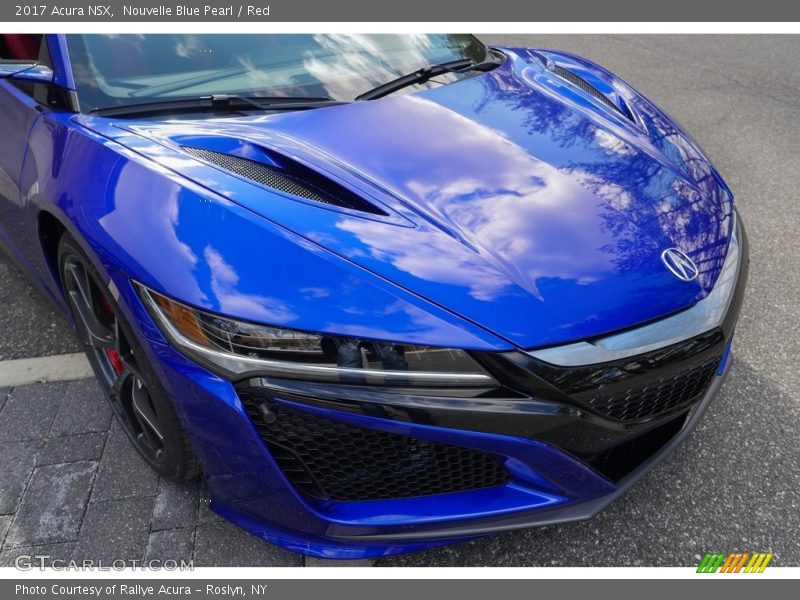 Nouvelle Blue Pearl / Red 2017 Acura NSX