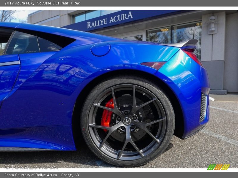 Nouvelle Blue Pearl / Red 2017 Acura NSX