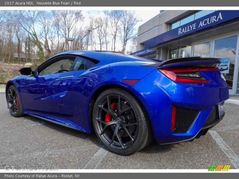 Nouvelle Blue Pearl / Red 2017 Acura NSX