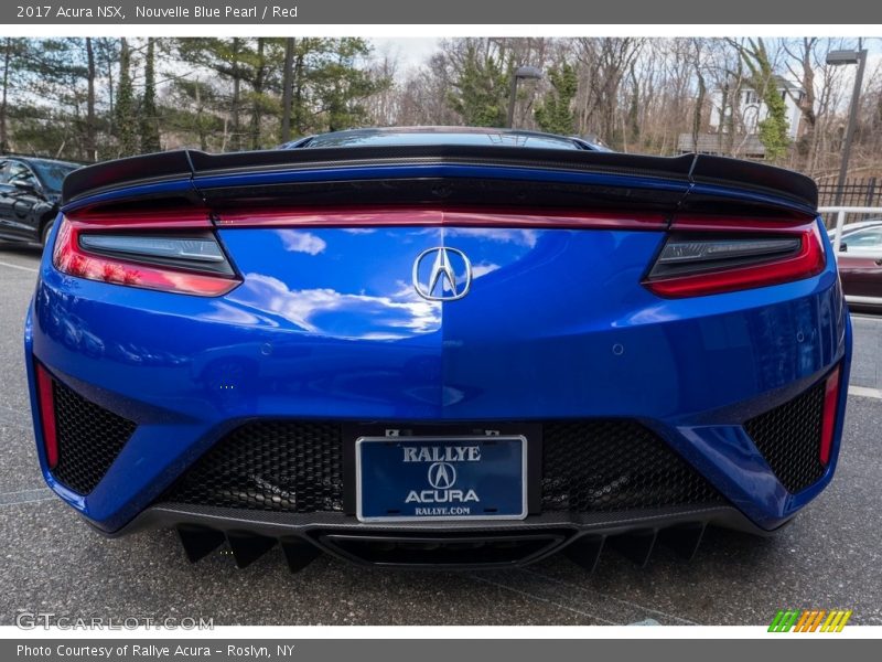 Nouvelle Blue Pearl / Red 2017 Acura NSX