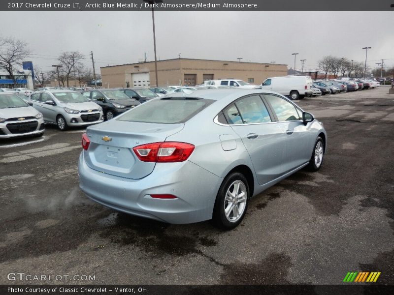 Arctic Blue Metallic / Dark Atmosphere/Medium Atmosphere 2017 Chevrolet Cruze LT