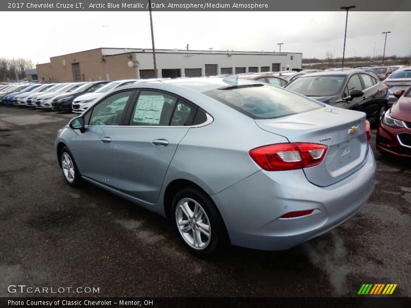 Arctic Blue Metallic / Dark Atmosphere/Medium Atmosphere 2017 Chevrolet Cruze LT