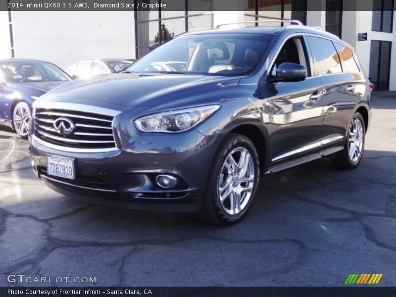 Diamond Slate / Graphite 2014 Infiniti QX60 3.5 AWD