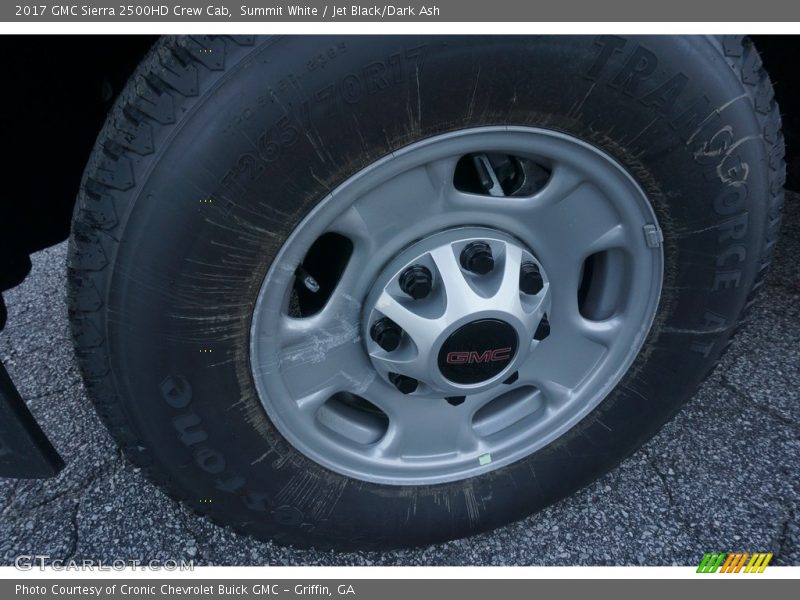 Summit White / Jet Black/Dark Ash 2017 GMC Sierra 2500HD Crew Cab