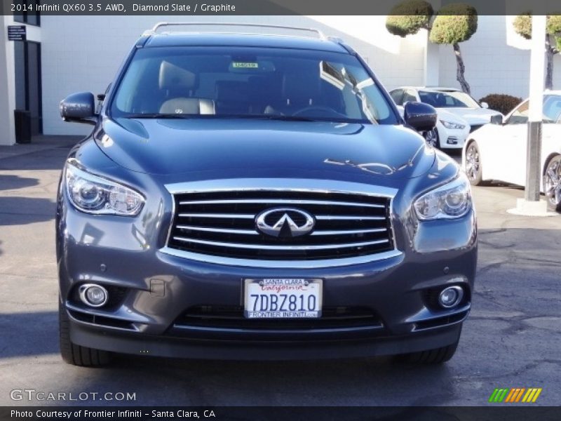 Diamond Slate / Graphite 2014 Infiniti QX60 3.5 AWD