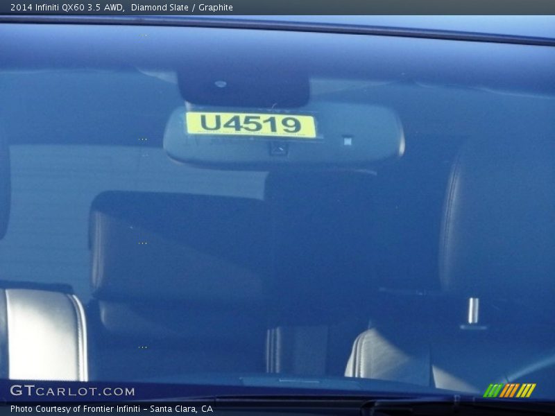 Diamond Slate / Graphite 2014 Infiniti QX60 3.5 AWD