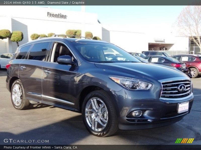 Diamond Slate / Graphite 2014 Infiniti QX60 3.5 AWD