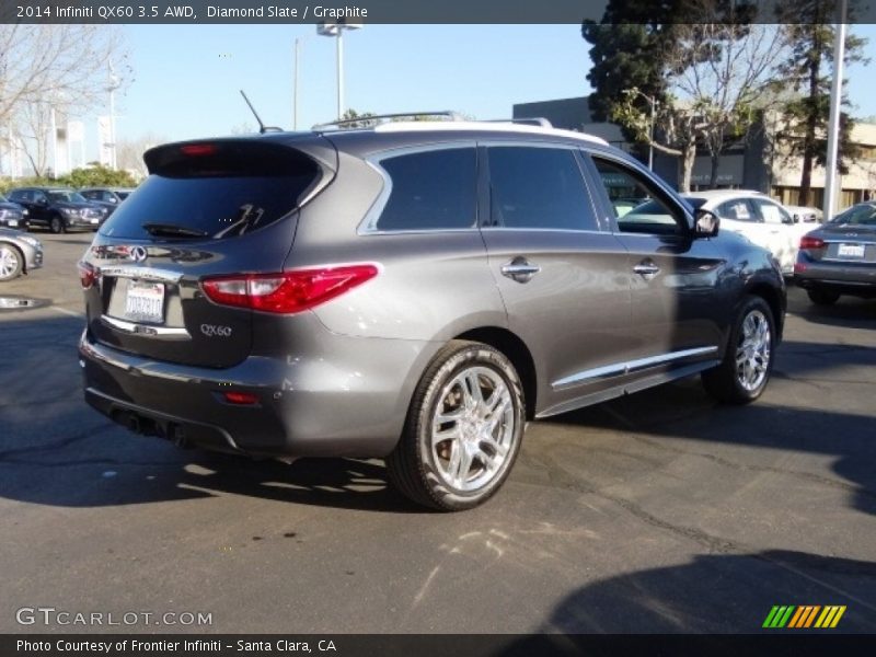 Diamond Slate / Graphite 2014 Infiniti QX60 3.5 AWD