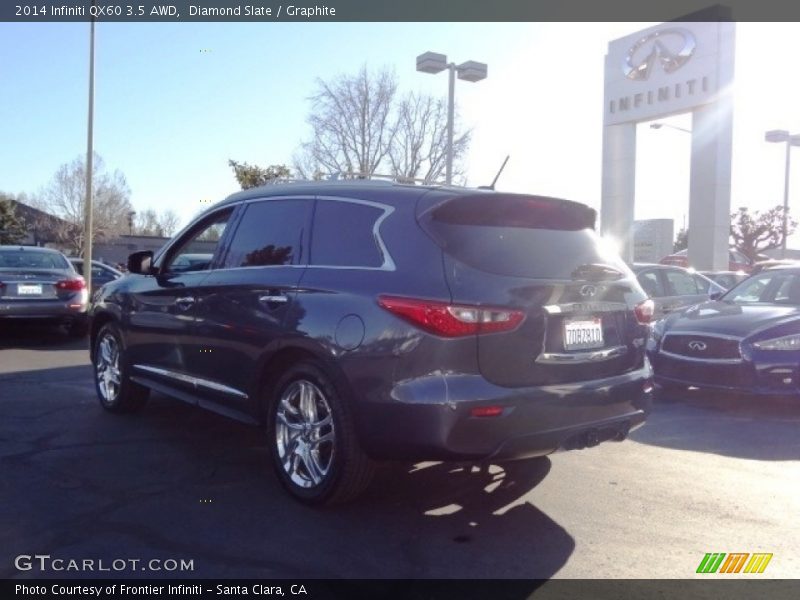 Diamond Slate / Graphite 2014 Infiniti QX60 3.5 AWD