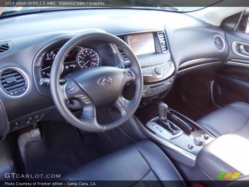 Diamond Slate / Graphite 2014 Infiniti QX60 3.5 AWD