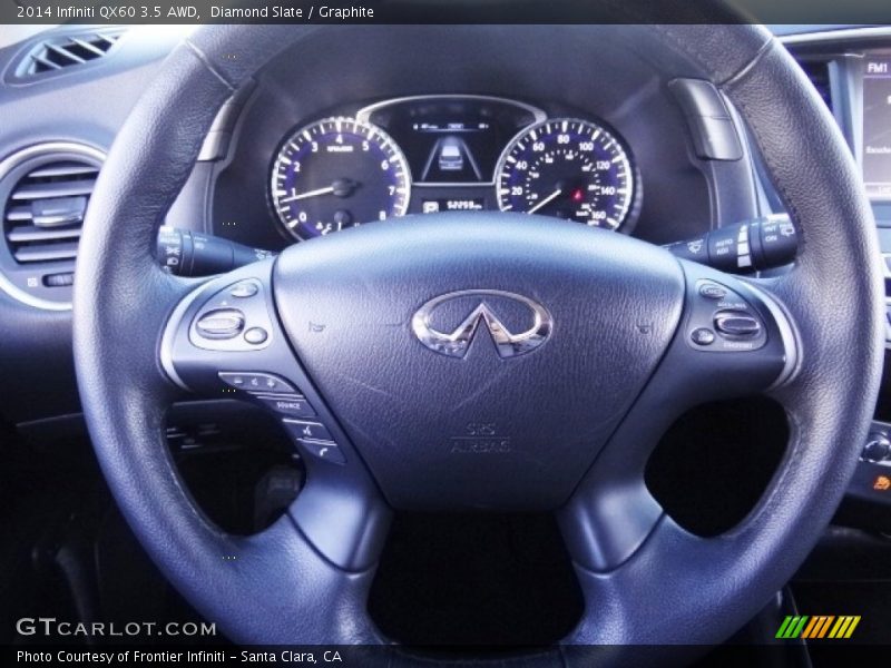 Diamond Slate / Graphite 2014 Infiniti QX60 3.5 AWD