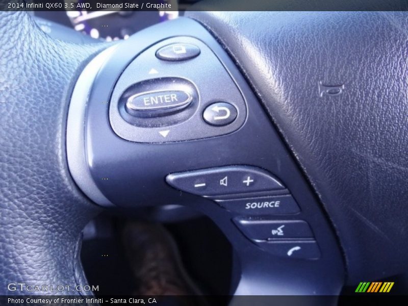 Diamond Slate / Graphite 2014 Infiniti QX60 3.5 AWD