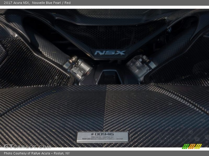 Nouvelle Blue Pearl / Red 2017 Acura NSX