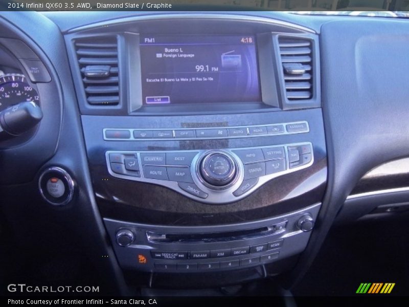 Diamond Slate / Graphite 2014 Infiniti QX60 3.5 AWD