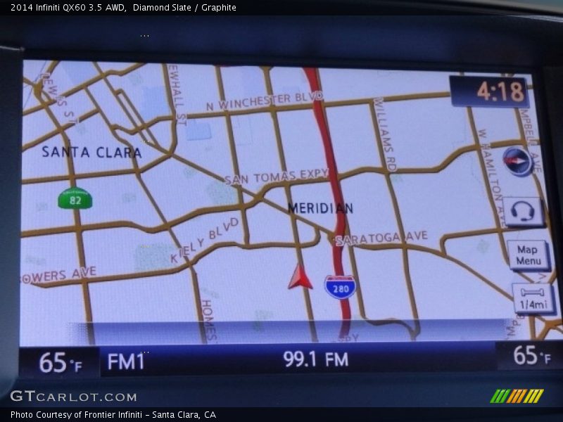 Diamond Slate / Graphite 2014 Infiniti QX60 3.5 AWD