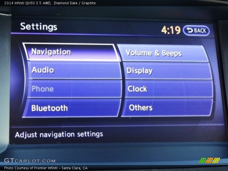 Diamond Slate / Graphite 2014 Infiniti QX60 3.5 AWD