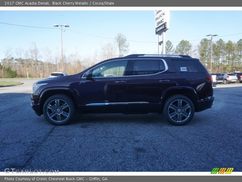 Black Cherry Metallic / Cocoa/Shale 2017 GMC Acadia Denali