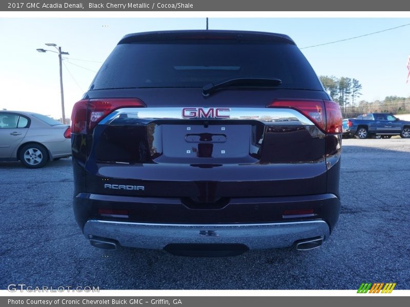 Black Cherry Metallic / Cocoa/Shale 2017 GMC Acadia Denali