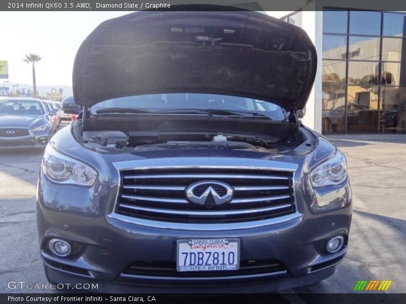 Diamond Slate / Graphite 2014 Infiniti QX60 3.5 AWD