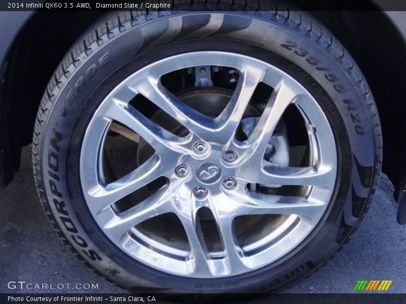Diamond Slate / Graphite 2014 Infiniti QX60 3.5 AWD