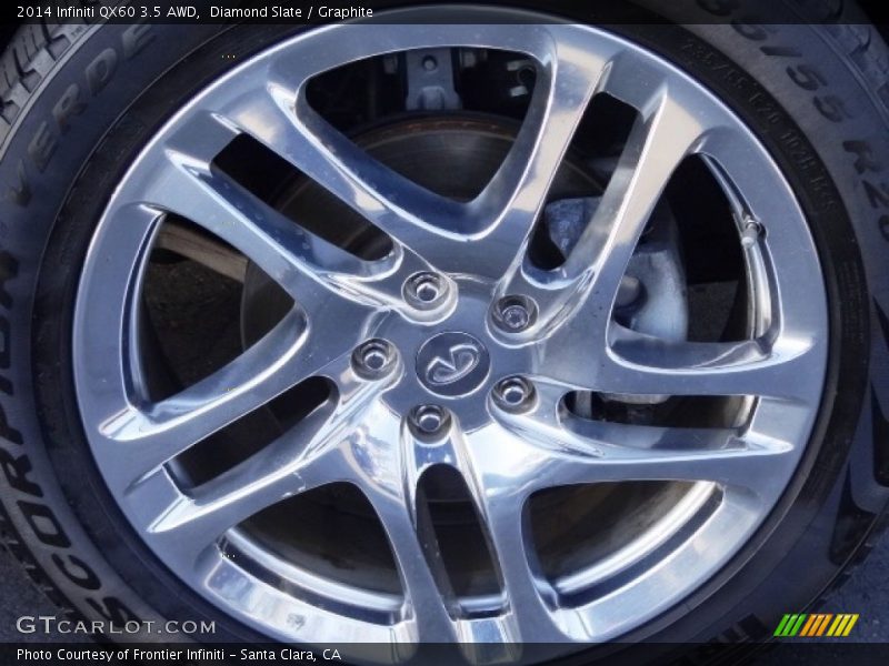 Diamond Slate / Graphite 2014 Infiniti QX60 3.5 AWD