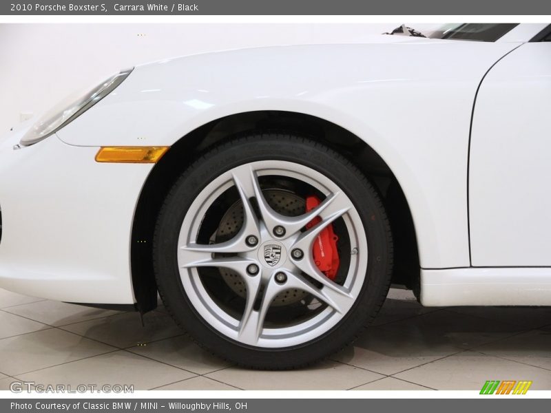 Carrara White / Black 2010 Porsche Boxster S