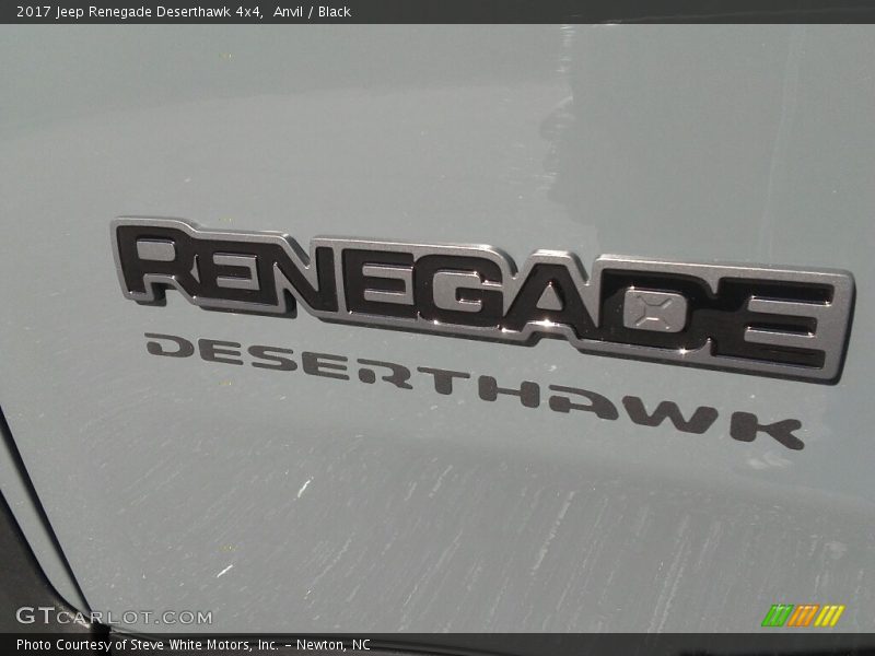 Anvil / Black 2017 Jeep Renegade Deserthawk 4x4
