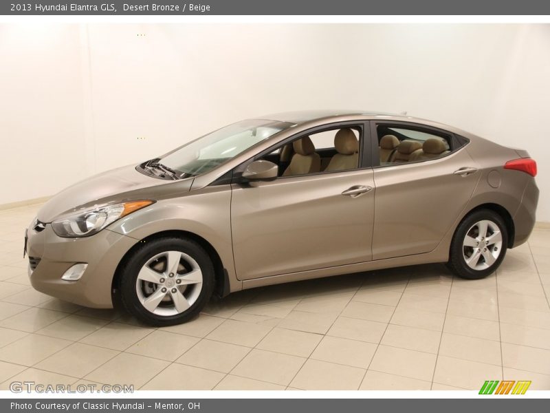 Desert Bronze / Beige 2013 Hyundai Elantra GLS